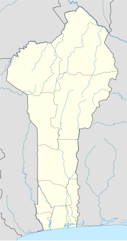 Mappa del Benin