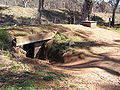 World War II air raid shelter in back garden