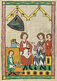 Codex Manesse Barthel Regenbogen.