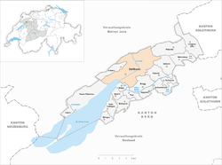 Biel/Biennen sijainti