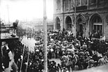 Azerbaijani Army parade on Istiglaliyyat Street on 29 October 1919