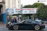 Porsche 911 GT2 (997) with aftermarket BBS E88 wheels