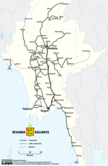 Eisenbahnnetz von Myanmar