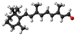 Modelo de bólas do retinal