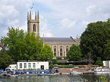 S Mary's Parish Church Hampton From the River