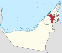 Location of Sharjah in the UAE ê uī-tì