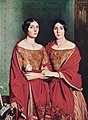 الأختان بورترية بريشة تيودور كاسيريو 1843. متحف اللوفر، باريس.