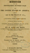 Title Page of Memoir Upon the Negotiations Between Spain and the United States of America Which Led to the Treaty of 1819.png