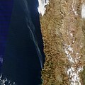  → Wildfire of Valparaíso, Chile, on Sunday, April 13 (NASA satellite)