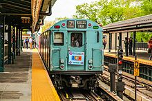 The Train of Many Colors at Mets–Willets Point