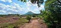 General view of Hervideros de San Jacinto with Santa Clara volcano in background