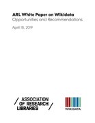 (Ingelesez) ARL White Paper on Wikidata. Opportunities and Recommendations (pdf, 60 orr.)
