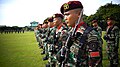 Soldiers of the Army Aviation Center wearing the Indonesian MultiCam