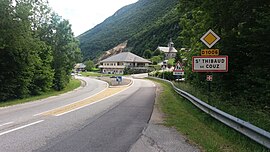 The road into Saint-Thibaud-de-Couz