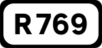 R769 road shield}}