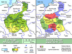 Падляская губерня, карце