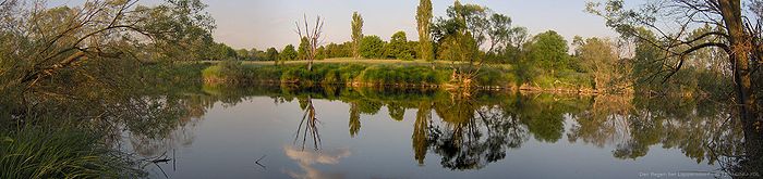 Peisaj cu panorama râului la Lappersdorf