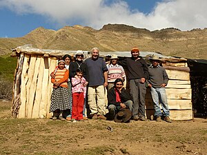 Une famille pehuenche en 2010