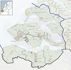 Ouwerkerk is located in Zeeland