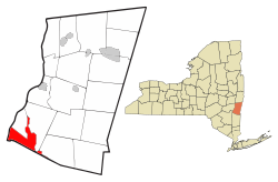 Location of Clermont, New York