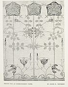 Design for an embroidered panel by Jessie Newbery