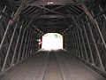 Lattice truss bridge in Vermont