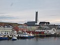 Hamna i Vardø og Vardø kyrkje.