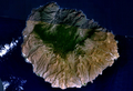 Gomera from the space (NWW)