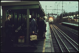 Metroliner at Capital Beltway in 1974