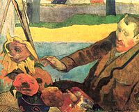 Paul Gauguin, Van Gogh malujący słoneczniki, 1888, Muzeum Vincenta van Gogha, Amsterdam