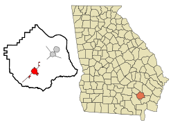 Location in Pierce County and the state of جارجیا (امریکی ریاست)