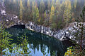 Marmorkallastega Ruskeala karjäär