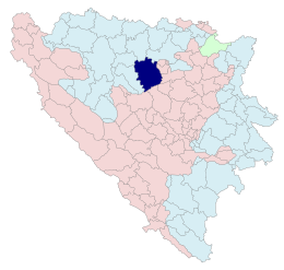 Teslić – Mappa