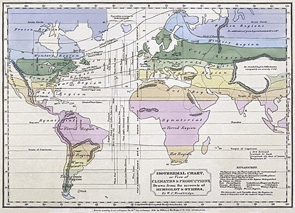 Isothermal chart at Timeline of meteorology, by W.C. Woodbridge (edited by Jujutacular and Durova)