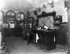 Saloon in Blackhawk, 1897