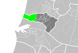Lage von Wijk aan Zee in der Gemeinde Beverwijk