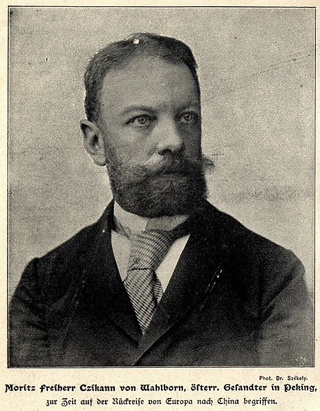 File:Moritz Freiherr Czikann von Wahlborn, 1900. Foto von Dr. Székely.jpg