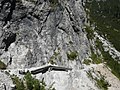 Path #340 in the Mountains of the Dolomites of Brenta, Province of Trento (Italy)