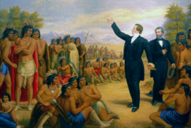 Joseph Smith Preaching to the Indians by William Armitage.png