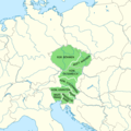 Image 7Territories ruled by Ottokar II of Bohemia in 1273 (from History of the Czech lands)