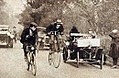 1927 - The VCP at the first London-to-Brighton veteran car run in November 1927.