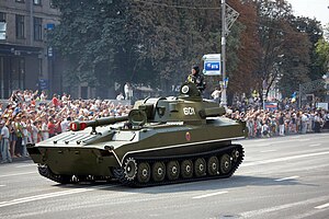 САУ 2С1 «Гвоздика» на параді