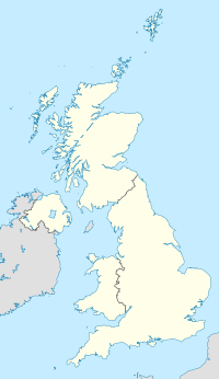 Map of the United Kingdom in the British Isles.