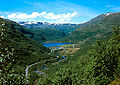 2001. Aurdalen set fra Grønestølskleivane. I Aurdalen udvider dalen sig midlertidig. Foto: Frode Inge Helland