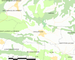 Cavillargues - Localizazion