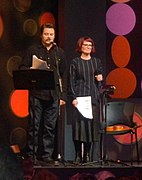 Nick Offerman and Megan Mullally, Sundance 2014 (cropped).jpg