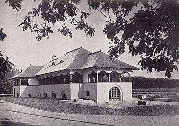 White House Restaurant (Aleea Privighetorilor no. 31-35), Bucharest, by Octav Doicescu, 1930[28]