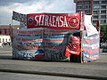 Image 21Camp put up by striking Pepsi-Cola workers, in Guatemala City, Guatemala, 2008.