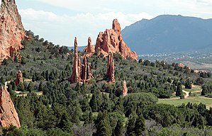 Red rock formations are found throughout Colorado