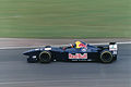 Heinz-Harald Frentzen pilotando a Sauber C14 no Grande Prêmio da Grã-Bretanha de 1995.